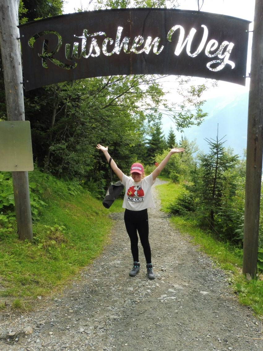 Rutschen weg, neukirchen, wildkogel, oostenrijk