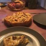 Simpele quiche met gehakt en prei