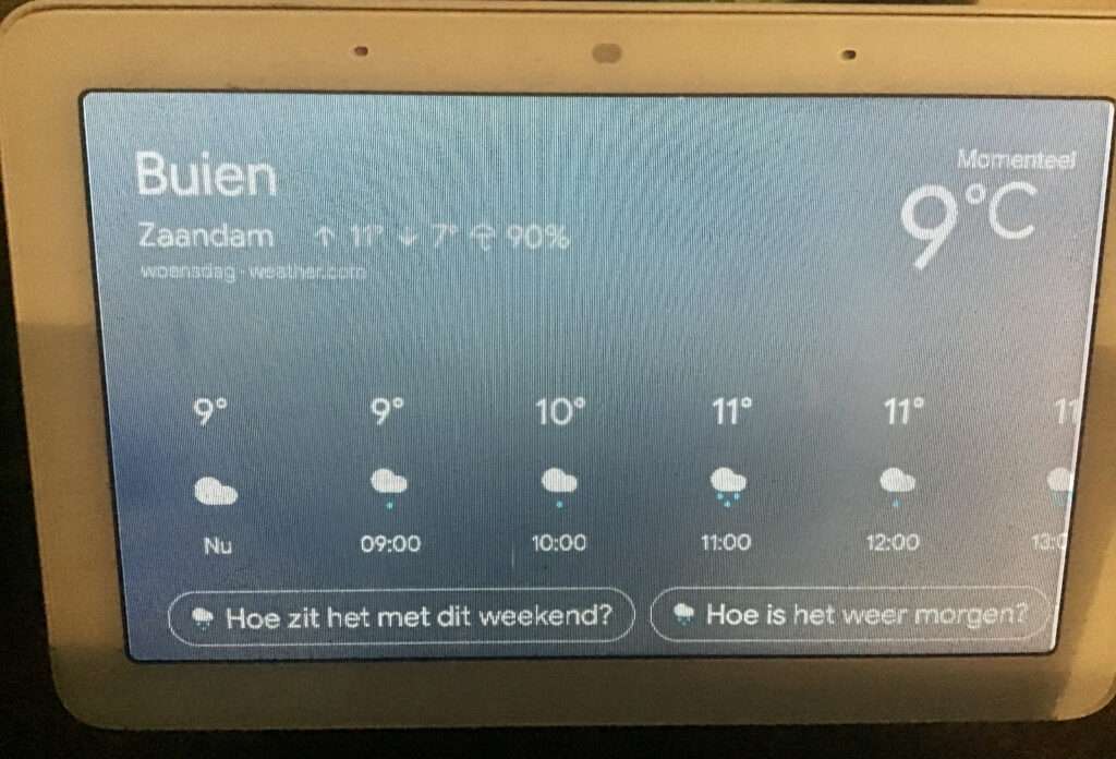 Google nest Hub, je slimme hulp in huis