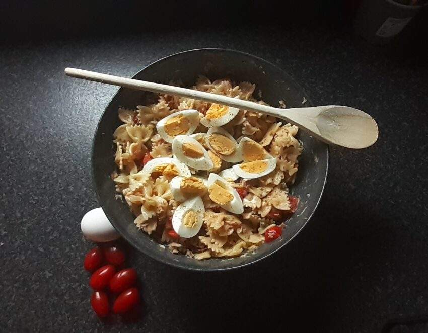 Pastasalade met tonijn